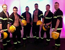 promotional models glasgow, hunky topless butlers glasgow